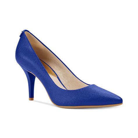 michael kors blue heels|Michael Kors closed toe pumps.